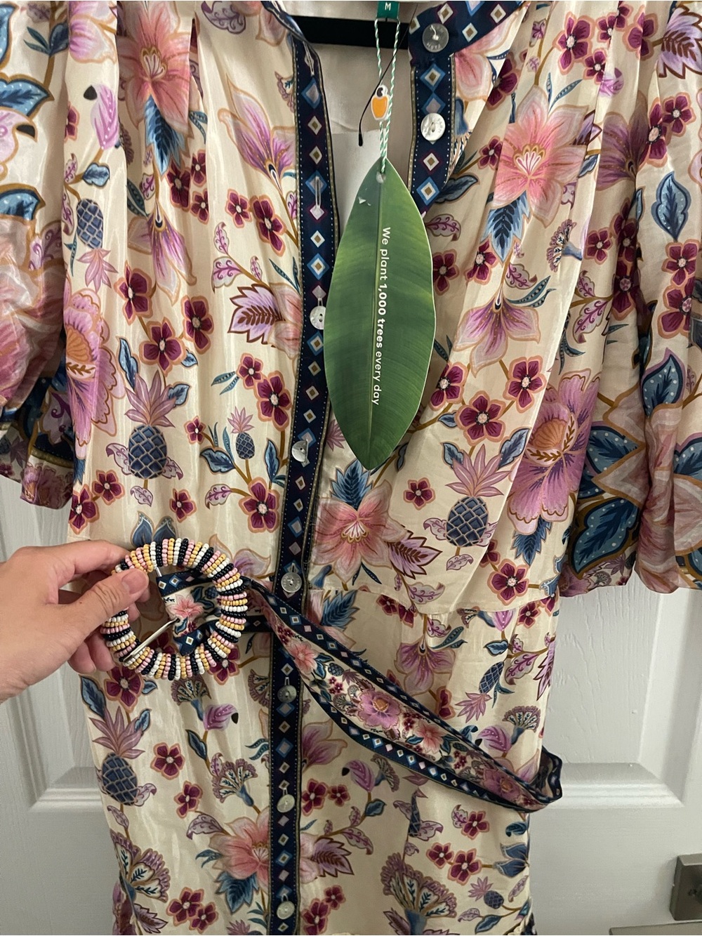 Farm Rio Superbloom Tapestry Mini Dress NWT - Picture 7 of 9